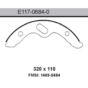Bendix BRAKE SHOE 447650 