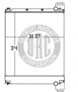 Detroit Radiator Radiator 1154628 