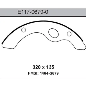 Bendix BRAKE SHOE 446812 