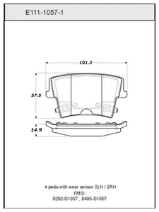 Bendix DISC PAD 459184 