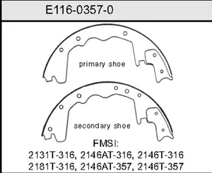 Bendix BRAKE SHOE 478054 