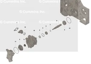 Cummins Kit Water Pump 383608 