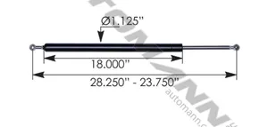 Automann TILT HOOD STRUT 297328 
