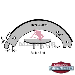 Meritor Reman Shoe 2733154 