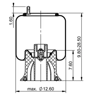 ContiTech Air Spring / 1R12-609 6855504 