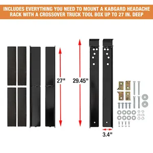 Buyers Products MOUNTING KIT,CROSSBODY BOX,27in,KABGARD 1573726 