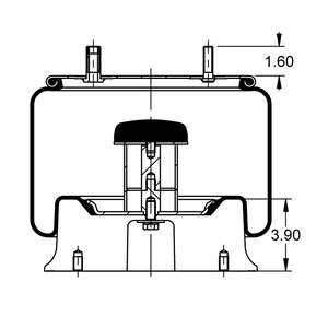ContiTech Air Spring / 11 10.5K-16.5 A 6856098 