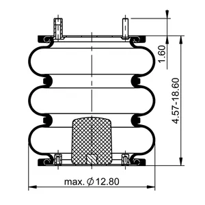 ContiTech Air Spring / 3B12-303 / 8018 6856194 