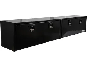 Buyers Products TOOLBOX BLK SMTH ALUM TOPSIDER 18X16X90 1574340 