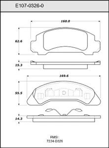 Bendix DISC PAD 440002 