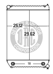 Detroit Radiator Freightliner 1148856 