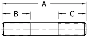 Conmet AXLE STUD 462514 