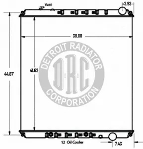 Detroit Radiator Freightliner 916180 