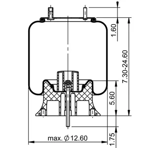 ContiTech Air Spring / 1R12-480 / 9243 6855646 