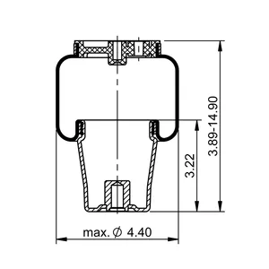ContiTech Cab Air Spring / 7073 6855774 