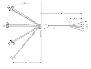 Truck-Lite HARNESS. RH 3102502 
