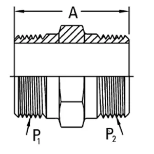 Eaton Adapter NPTF S 1177885 