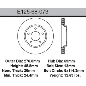 Bendix ROTOR 441254 