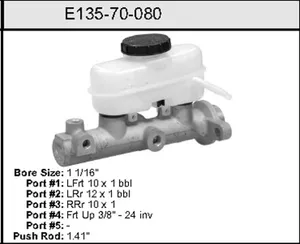 Bendix MASTER CYLINDER 450124 