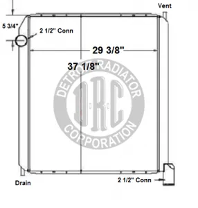 Detroit Radiator INTERNATIONAL 1153350 