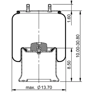 ContiTech Air Spring / 1R14-148 / 1R14-236 6856300 