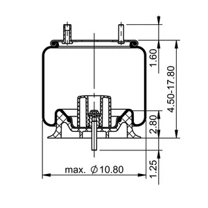 ContiTech Air Spring / 1R11-915 / 9294 6856846 