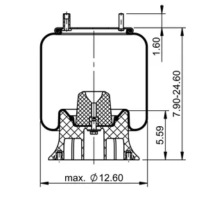 ContiTech Air Spring / 1R12-395 / 9203 6854520 