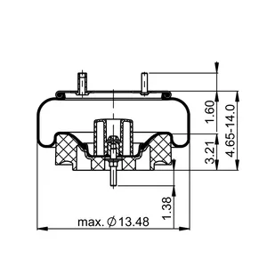 ContiTech Air Spring / 1R13-130 / 8729 6863002 