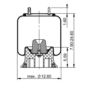 ContiTech Air Spring / 1R12-167 / 9192 6855004 