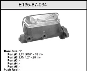 Bendix MASTER CYLINDER 456158 