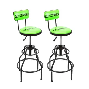 Great Neck Saw Adjustable Shop Stool with Backrest 2 Pack 2242502 