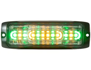 Buyers Products LIGHT STROBE 5 2in 12 LED AMBER GREEN 1575486 