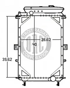 Detroit Radiator Kenworth 1149810 