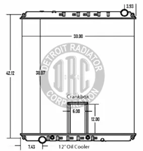 Detroit Radiator Freightliner 1152004 