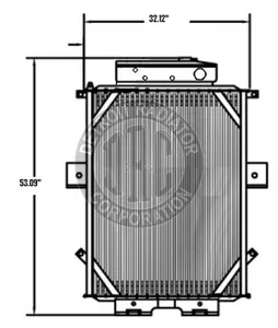 Detroit Radiator Kenworth 917862 