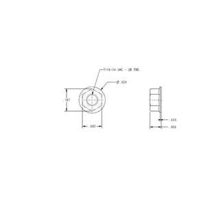 Haldex SERRATED NUT 335174 