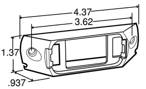 Truck-Lite RAIL MOUNT KIT 903240 