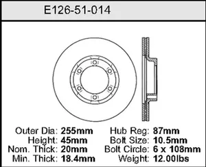 Bendix ROTOR 456092 