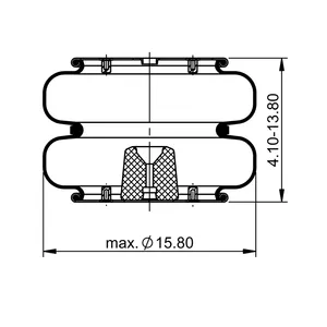 ContiTech Air Spring / 2B14-462 / 6805 6854718 