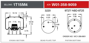 Firestone 1T15M4 RB 592206 