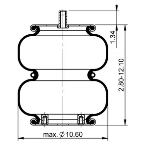 ContiTech Air Spring / 2B9-495 / 7897 6853562 