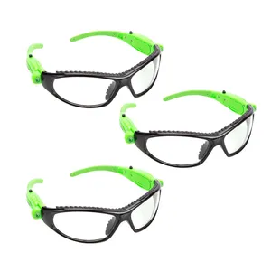 Great Neck Saw 3 PACK OF GRN BLK LED GLASSES 1983098 