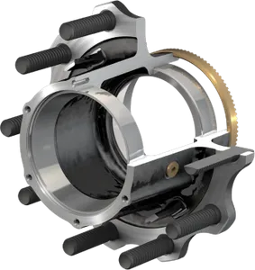 Conmet Iron Conventional TP Trailer Hub, BSN RH , ABS 1994091 