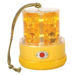 Grote Warning Light - Yel,Wrng Lght,Multi Use,Led,Battery Pwrd 229412 