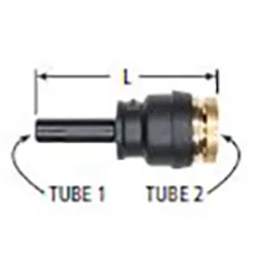Haldex Fitting Reducer 5/8T 1/2Pt Dot Push Comp 2115339 