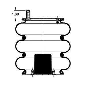 ContiTech Air Spring / FT 330-29 821 CT 6854514 