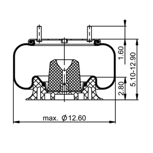 ContiTech Air Spring / 1R12-351 / 9033 6854684 