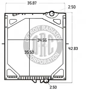 Detroit Radiator Volvo 915874 