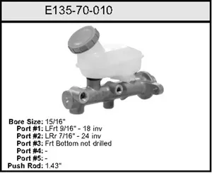 Bendix MASTER CYLINDER 457678 