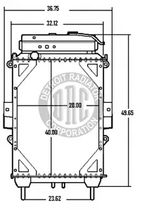 Detroit Radiator Kenworth 1149186 
